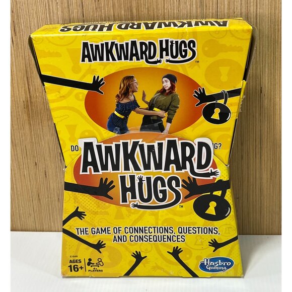 Hasbro Gaming - Awkward Hugs Game Of Connections - Questions And Consequences - Picture 1 of 6